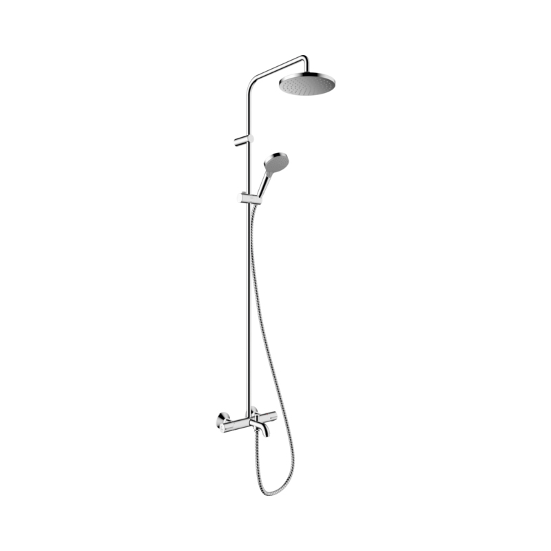 Душевая система Showerpipe, 200, 1jet, EcoSmart, с термостатом для ванны  арт.: 26079000