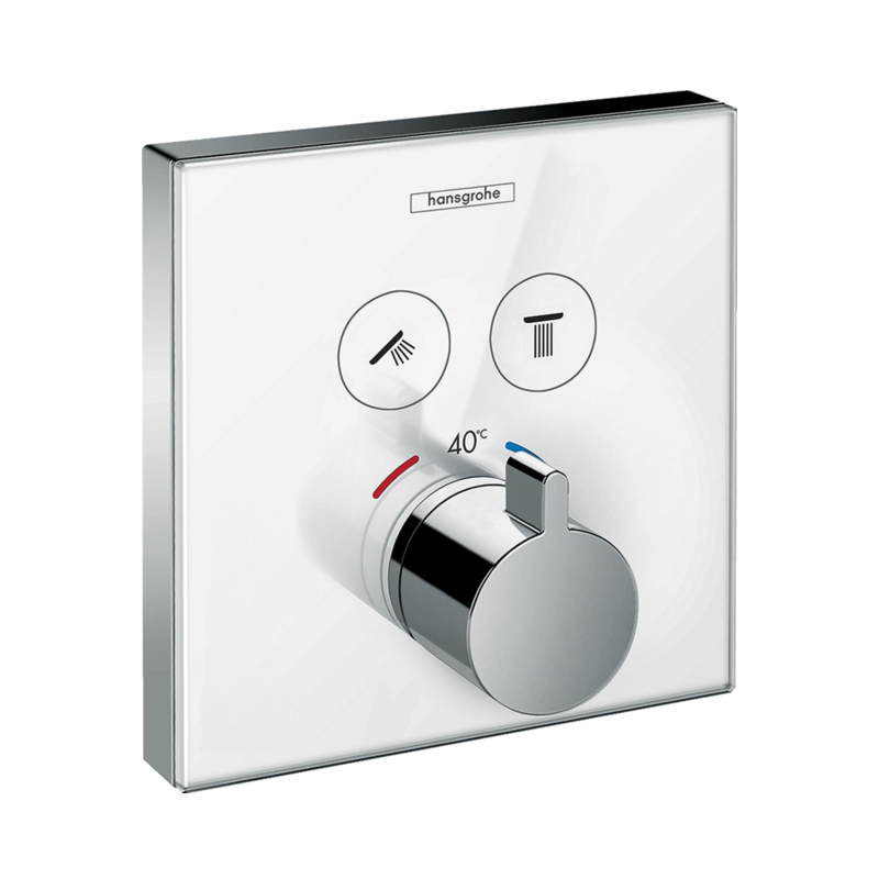 Термостат ShowerSelect для двух потребителей, стеклянный  арт.: 15738400