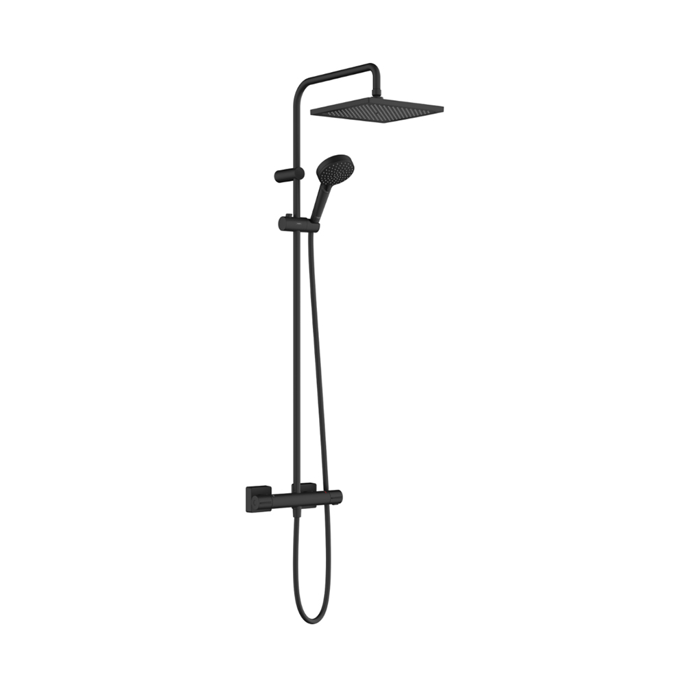 Душевая система Showerpipe, 240, 1jet, EcoSmart, с термостатом для душа  арт.: 26429670